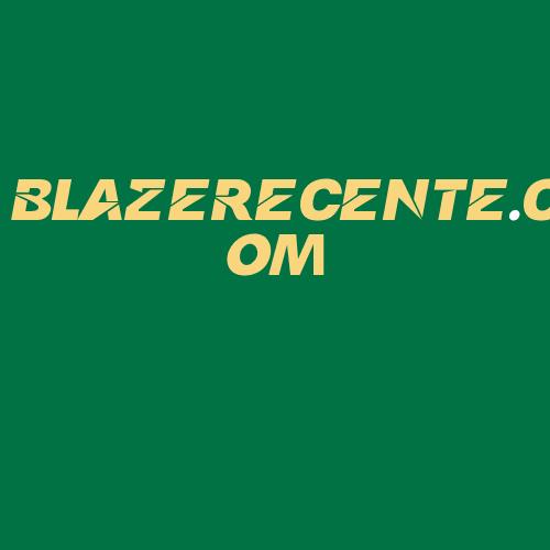 Logo da BLAZERECENTE